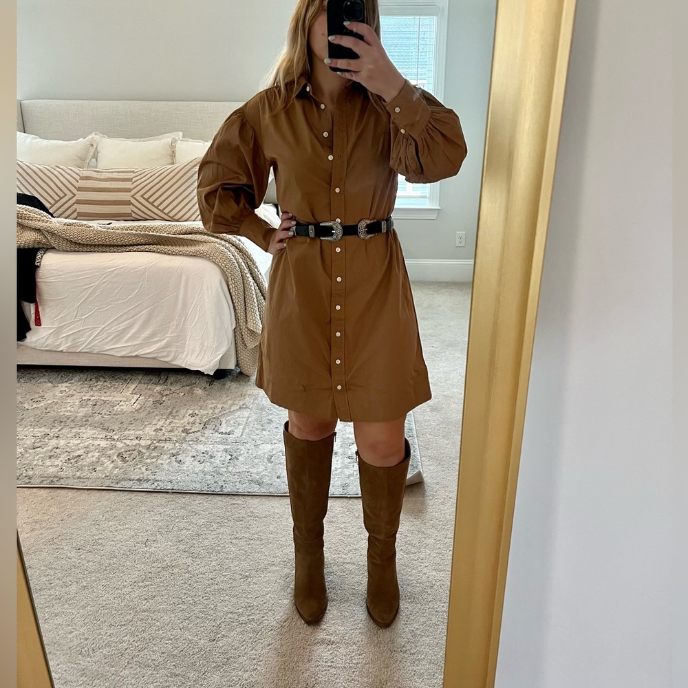 NWT Jcrew oversized shirt dress